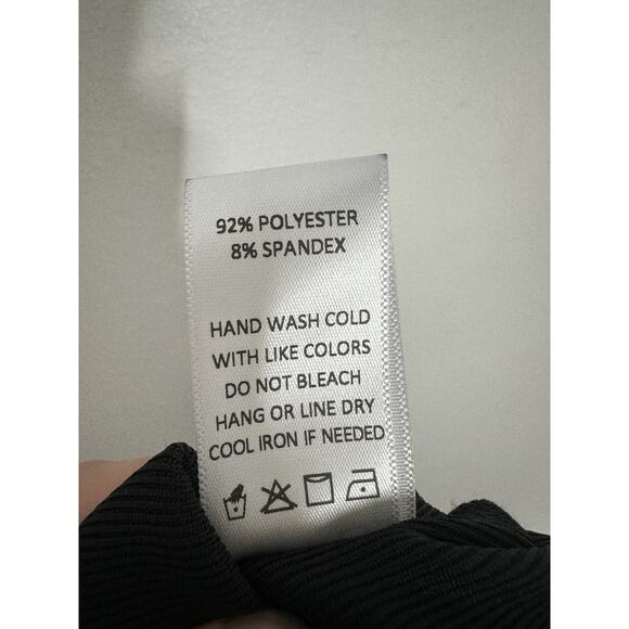 Sage The Label Womens Black Icon Square Neck Sleeveless Jumpsuit Size L NWT - Picture 10 of 11